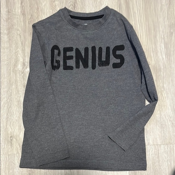 4/$20 George Gray Kids Shirt with 'GENIUS' Print size 6 - Picture 1 of 1
